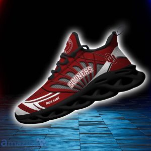 Custom Name Oklahoma Sooners Personalized Name Max Soul Shoe Trending Sport Gift Product Photo 2