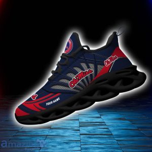 Custom Name Ole Miss Rebels Personalized Name Max Soul Shoe Trending Sport Gift Product Photo 2