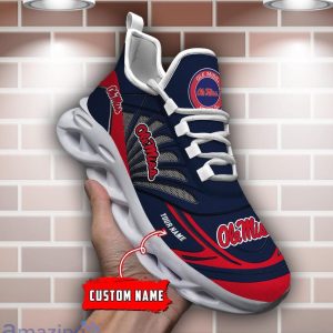 Custom Name Ole Miss Rebels Personalized Name Max Soul Shoe Trending Sport Gift Product Photo 1