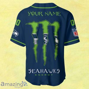 Custom Name Seattle Seahawks Baseball Jersey Shirt Unique Gift Product Photo 1