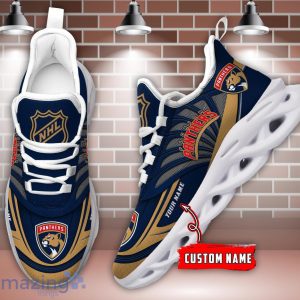 Custom Name Shoes Florida Panthers Max Soul Sneakers Men And Women Sport Shoes image Custom Name Shoes Florida Panthers Max Soul Sneakers Men And Women Sport Shoes Product Photo 3