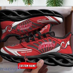 Custom Name Shoes New Jersey Devils Max Soul Sneakers Men And Women Sport Shoes image Custom Name Shoes New Jersey Devils Max Soul Sneakers Men And Women Sport Shoes Product Photo 2