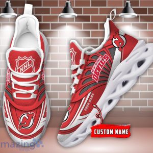 Custom Name Shoes New Jersey Devils Max Soul Sneakers Men And Women Sport Shoes image Custom Name Shoes New Jersey Devils Max Soul Sneakers Men And Women Sport Shoes Product Photo 3