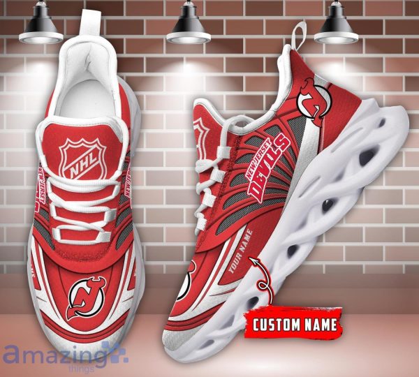 Custom Name Shoes New Jersey Devils Max Soul Sneakers Men And Women Sport Shoes Product Photo 3