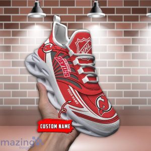 Custom Name Shoes New Jersey Devils Max Soul Sneakers Men And Women Sport Shoes image Custom Name Shoes New Jersey Devils Max Soul Sneakers Men And Women Sport Shoes Product Photo 4