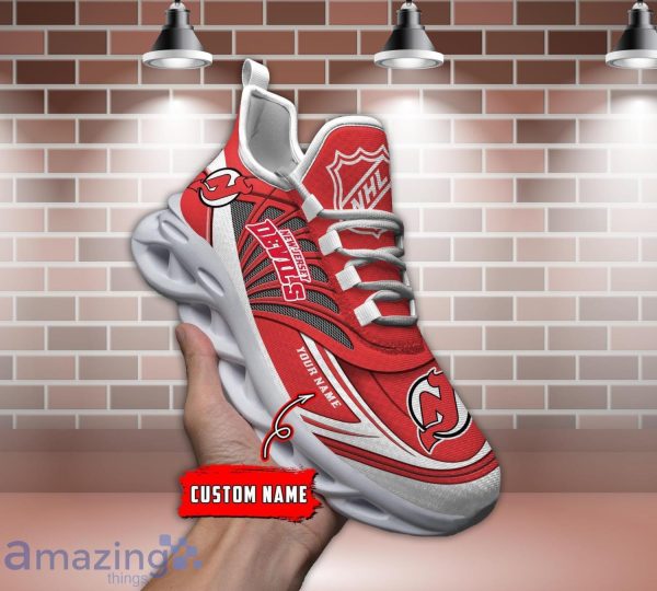 Custom Name Shoes New Jersey Devils Max Soul Sneakers Men And Women Sport Shoes Product Photo 4