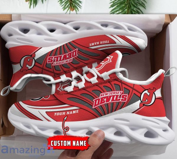 Custom Name Shoes New Jersey Devils Max Soul Sneakers Men And Women Sport Shoes Product Photo 1