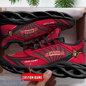 Custom Name Shoes Ottawa Senators Max Soul Sneakers Men And Women Sport Shoes image Custom Name Shoes Ottawa Senators Max Soul Sneakers Men And Women Sport Shoes Product Photo 2