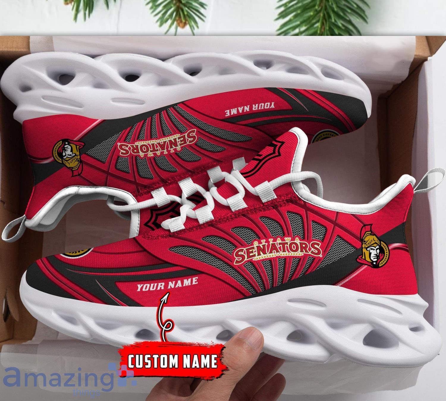Custom Name Shoes Ottawa Senators Max Soul Sneakers Men And Women Sport Shoes Product Photo 1