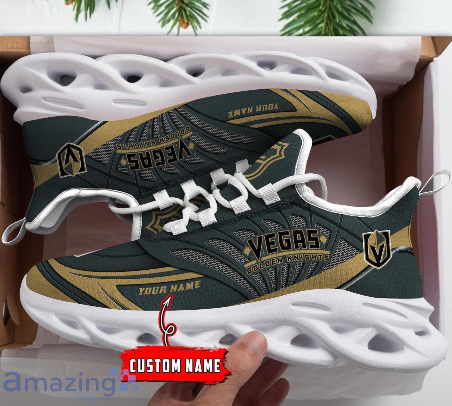 Vegas Golden Knights Air Jordan Hightop Custom Name & Number