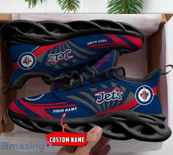 Custom Name Shoes Winnipeg Jets Max Soul Sneakers Men And Women Sport Shoes Product Photo 2