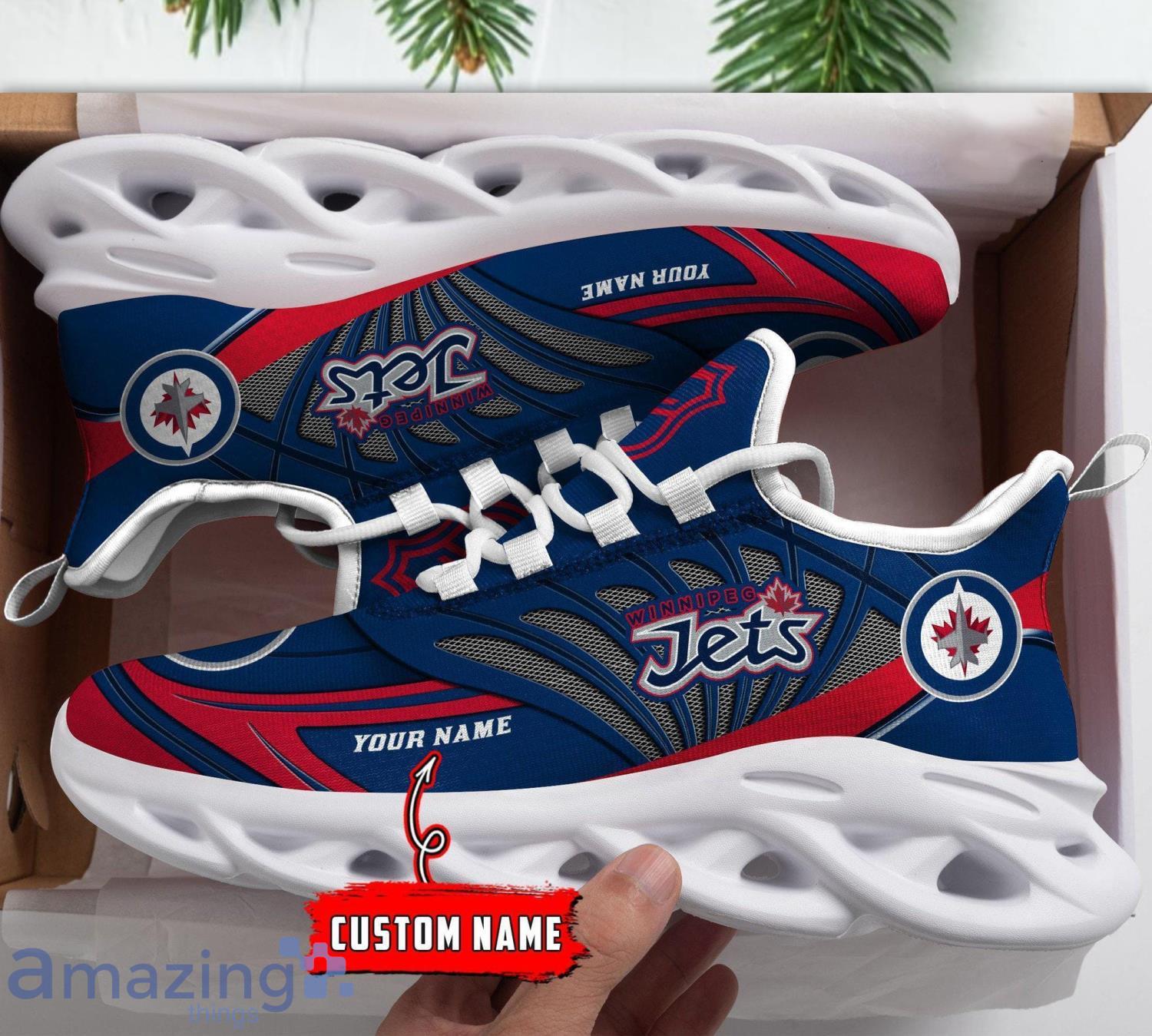 Custom Name Shoes Winnipeg Jets Max Soul Sneakers Men And Women Sport Shoes Product Photo 1