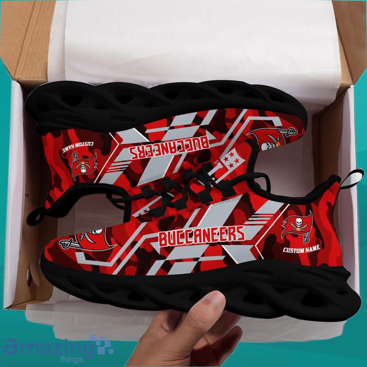 Tampa Bay Buccaneers NFL Clunky Max Soul Shoes Custom Name Special