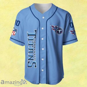 Custom Name Tennessee Titans Baseball Jersey Shirt Unique Gift image Custom Name Tennessee Titans Baseball Jersey Shirt Unique Gift Product Photo 2
