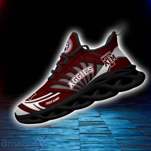 Custom Name Texas A&m Aggies Personalized Name Max Soul Shoe Trending Sport Gift Product Photo 2