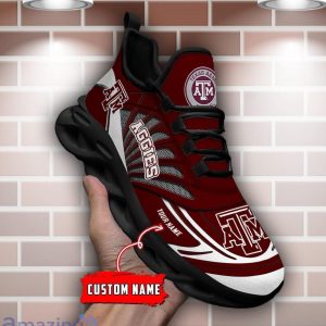 Custom Name Texas A&m Aggies Personalized Name Max Soul Shoe Trending Sport Gift Product Photo 4