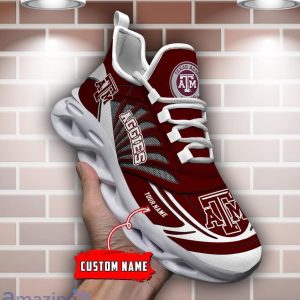 Custom Name Texas A&m Aggies Personalized Name Max Soul Shoe Trending Sport Gift Product Photo 1