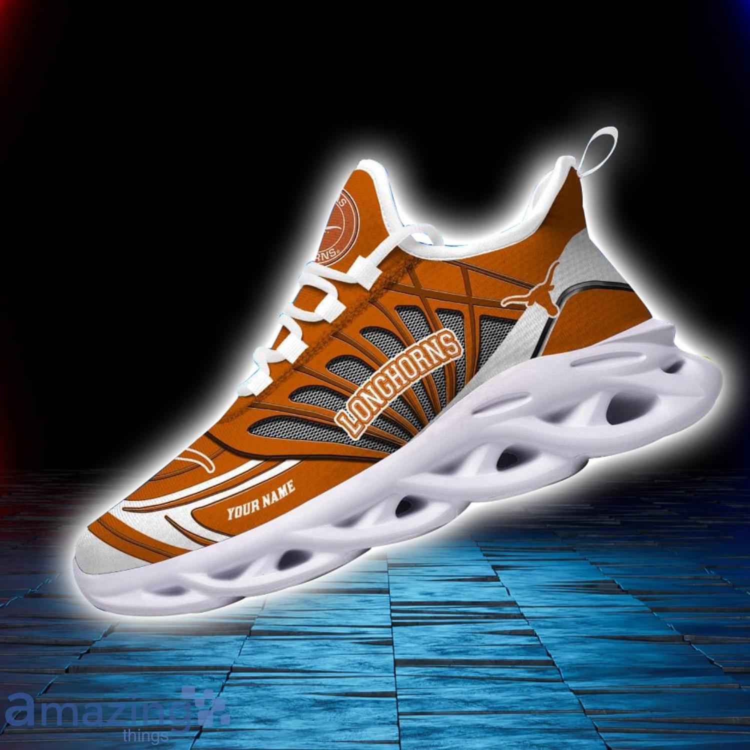 Custom Name Texas Longhorns Personalized Name Max Soul Shoe Trending Sport Gift image Custom Name Texas Longhorns Personalized Name Max Soul Shoe Trending Sport Gift Product Photo 3