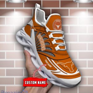 Custom Name Texas Longhorns Personalized Name Max Soul Shoe Trending Sport Gift Product Photo 1