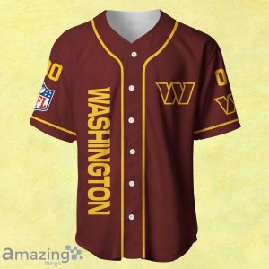 Custom Name Washington Football Baseball Jersey Shirt Impressive Gift image Custom Name Washington Football Baseball Jersey Shirt Impressive Gift Product Photo 2