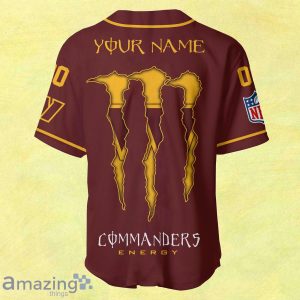 Custom Name Washington Football Baseball Jersey Shirt Impressive Gift Product Photo 1