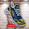 Custom Name West Virginia Mountaineers Personalized Name Max Soul Shoe Trending Sport Gift