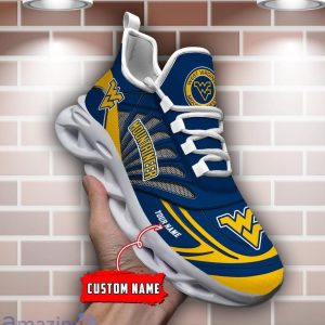 Custom Name West Virginia Mountaineers Personalized Name Max Soul Shoe Trending Sport Gift Product Photo 1