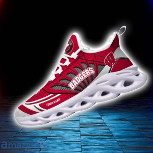 Custom Name Wisconsin Badgers Personalized Name Max Soul Shoe Trending Sport Gift Product Photo 3