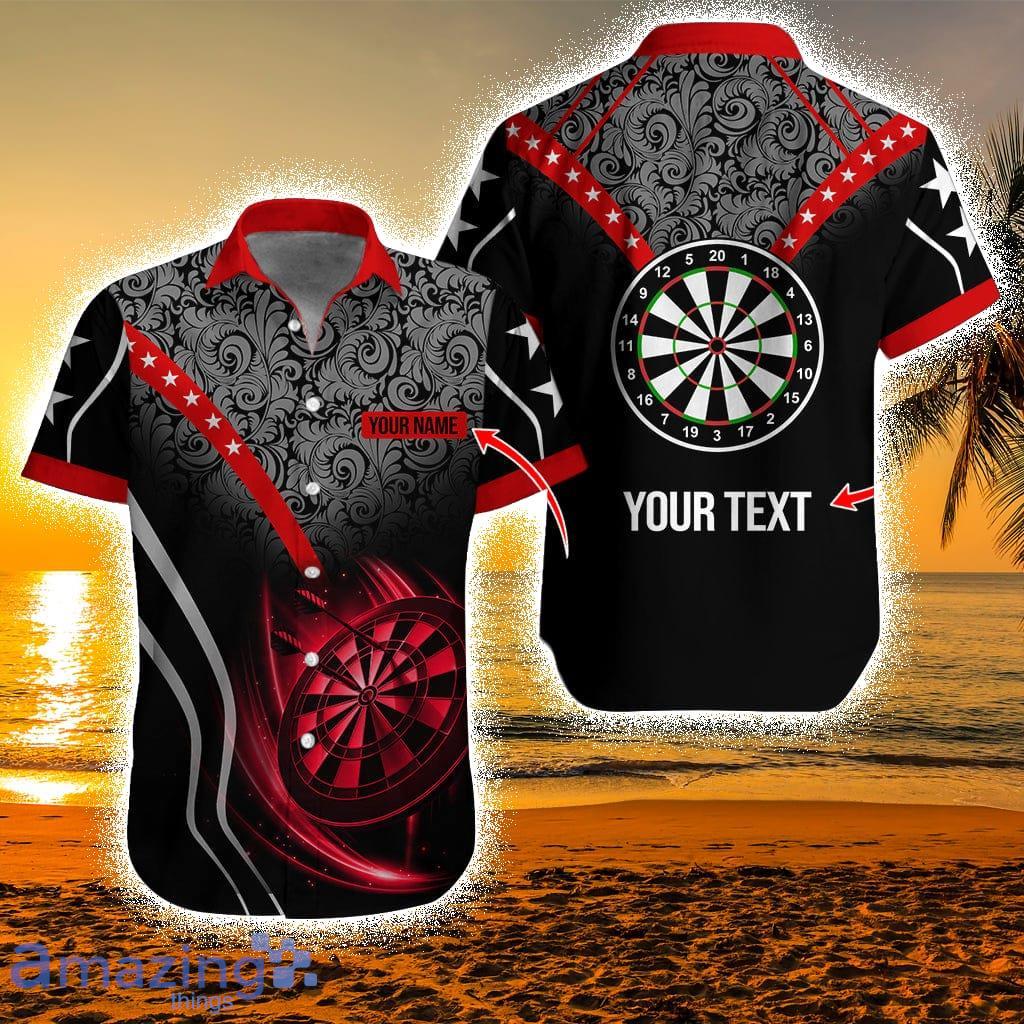 Customized Name And Text Personalized Name Darts Team Aloha Shirt For Men And Women Gift For Darts Lovers Product Photo 1