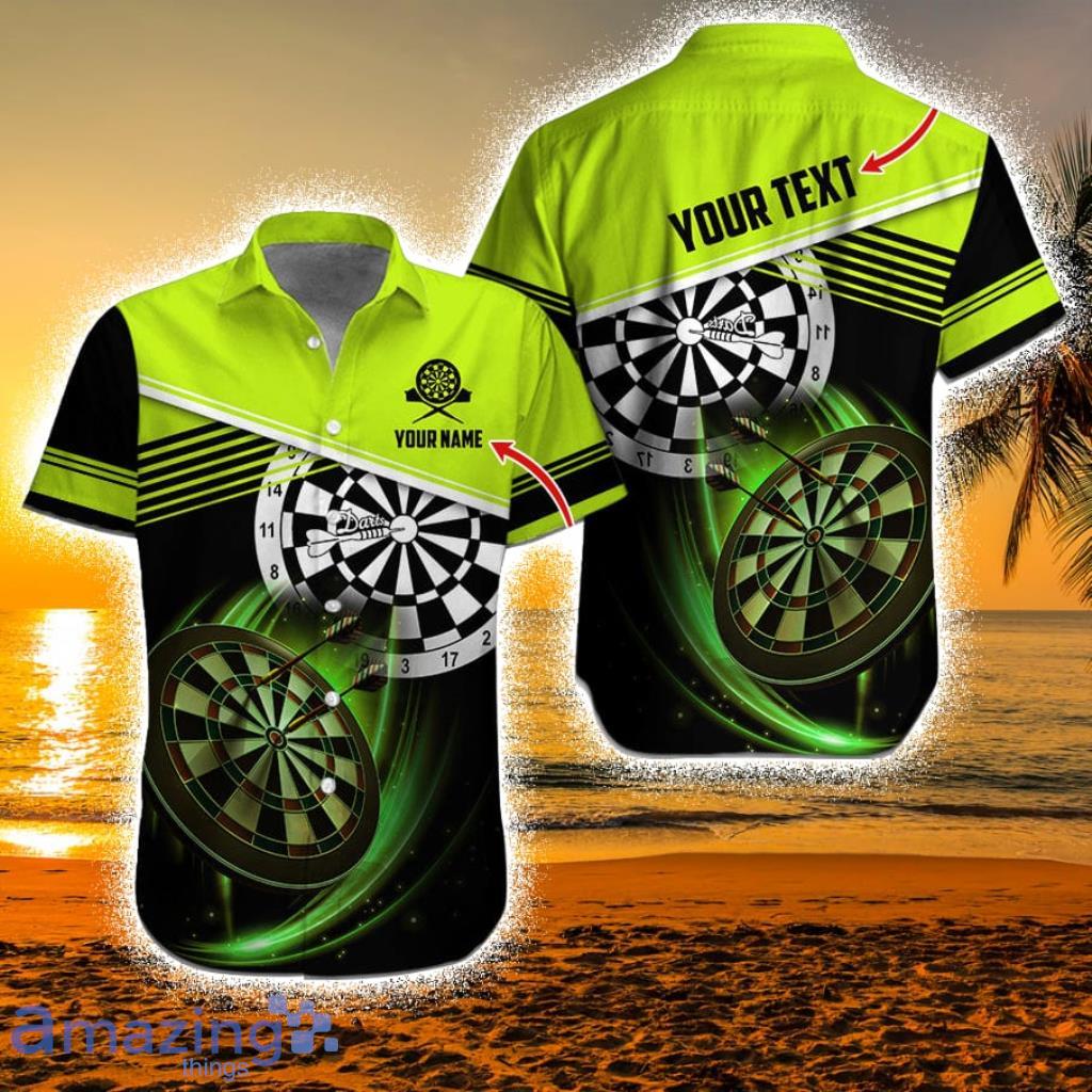 Customized Name And Text Personalized Name Darts Uniforms Aloha Shirt For Men And Women Product Photo 1