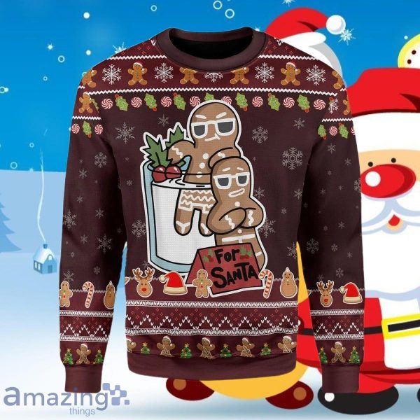 Dallas Cowboys Christmas Santa Claus Pattern Knitted Ugly Christmas Sweater  AOP Gift For Men And Women