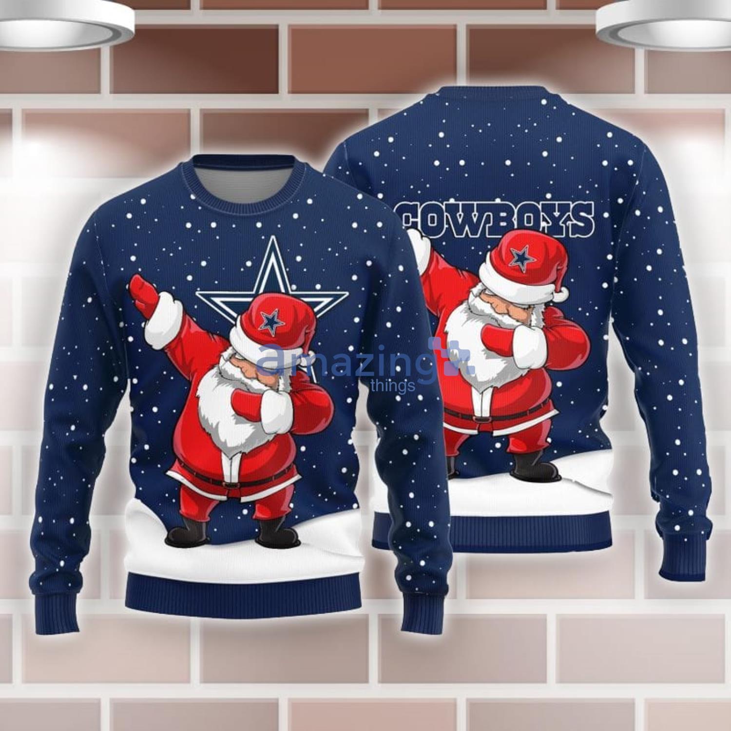 Dallas Cowboys Santa Claus Custom Dallas Cowboys Ugly