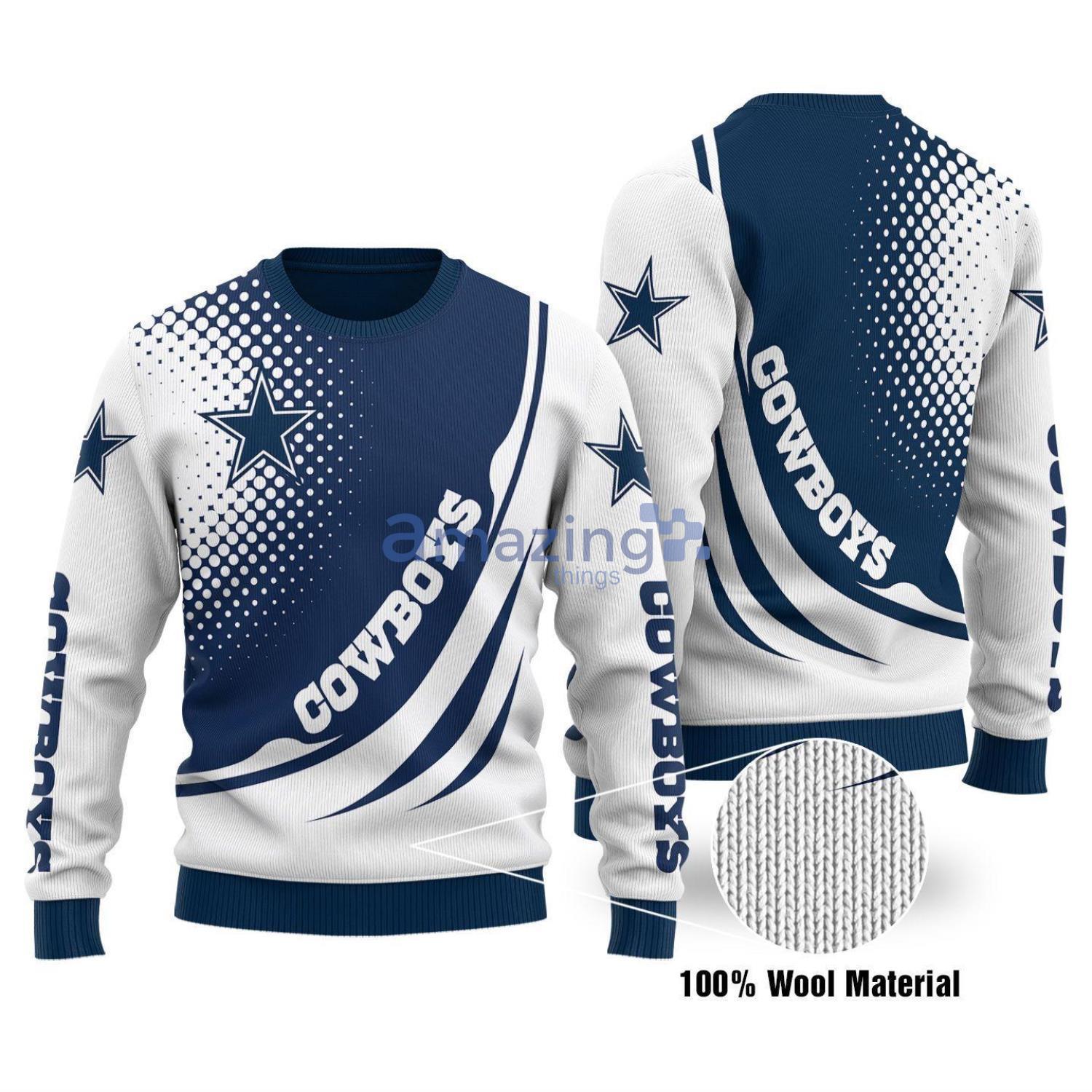 Dallas Cowboys Limited Edition Over Print 3D Sweater