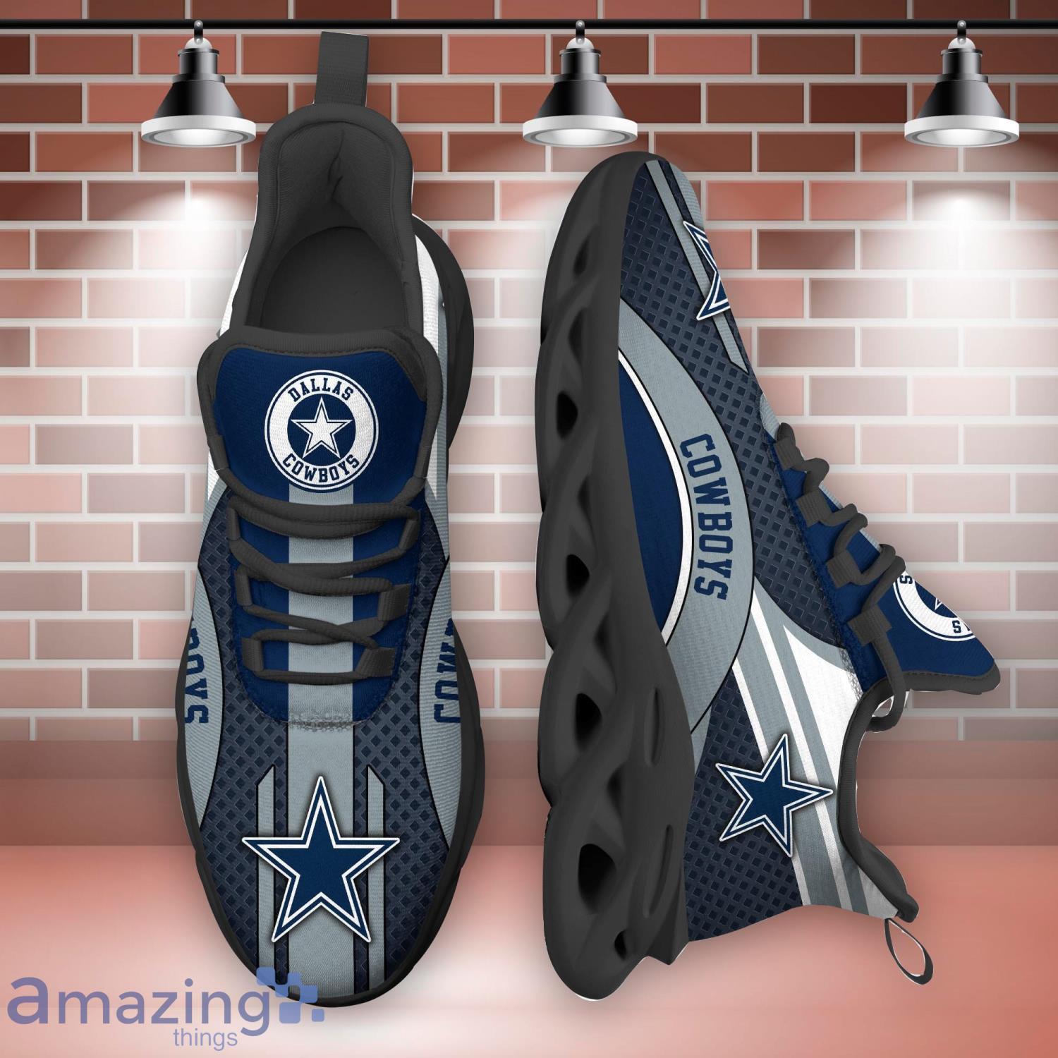 NFL Dallas Cowboys Logo Sneakers Max Soul Shoes For Men And Women