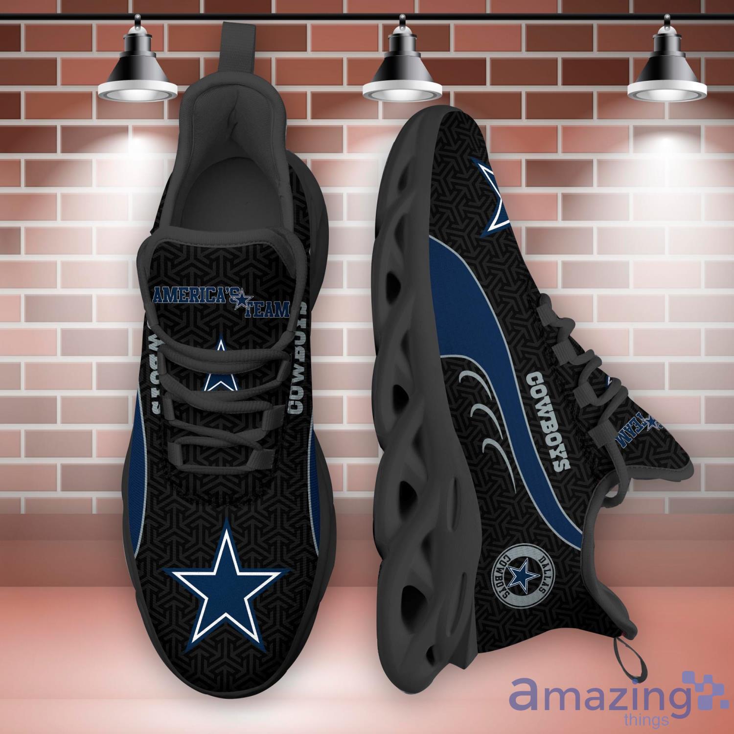 Dallas Cowboys NFL Clunky Shoes Sport Fans Gift Men And Women Max Soul Sneakers image Dallas Cowboys NFL Clunky Shoes Sport Fans Gift Men And Women Max Soul Sneakers Product Photo 2