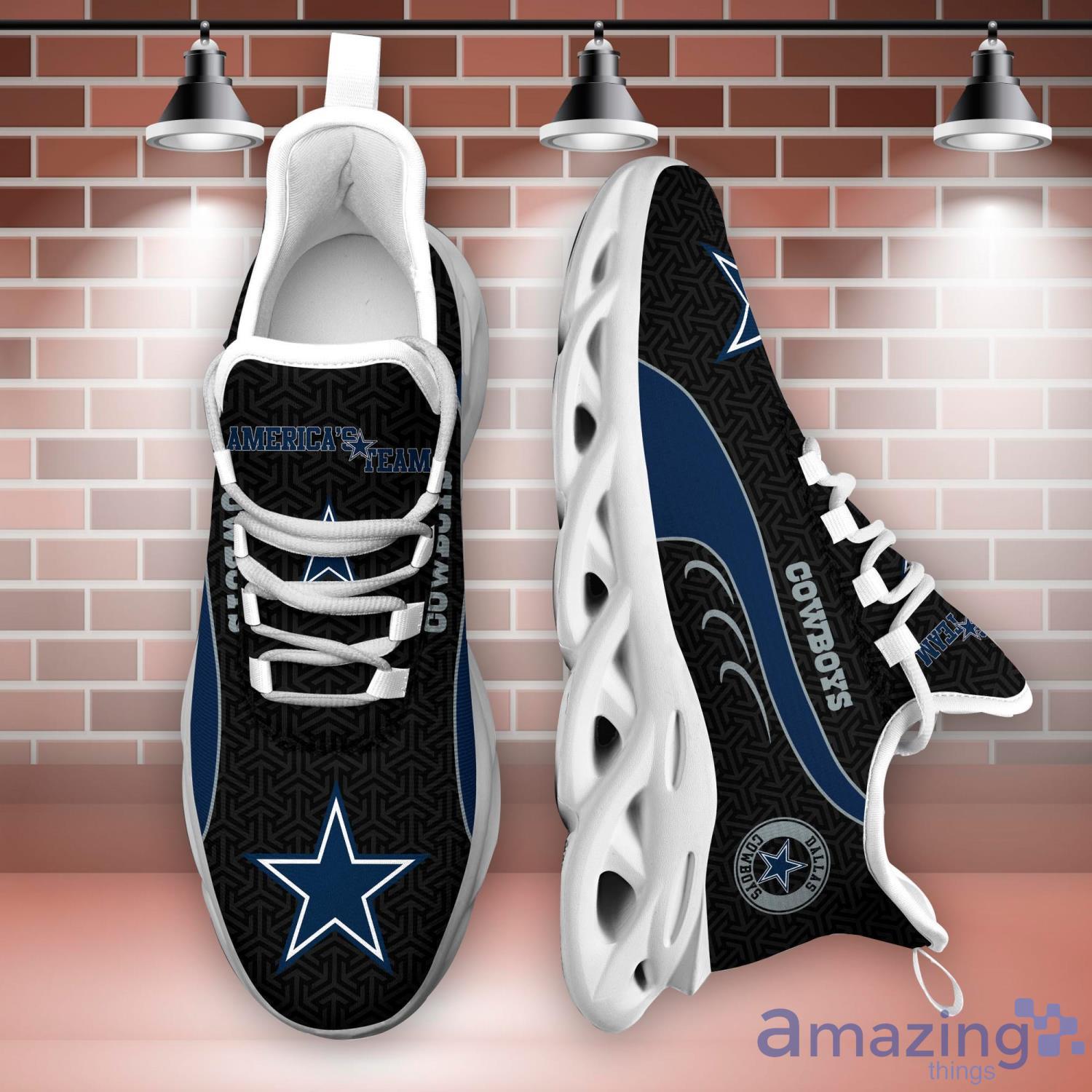 Dallas Cowboys NFL Clunky Shoes Sport Fans Gift Men And Women Max Soul Sneakers image Dallas Cowboys NFL Clunky Shoes Sport Fans Gift Men And Women Max Soul Sneakers Product Photo 4