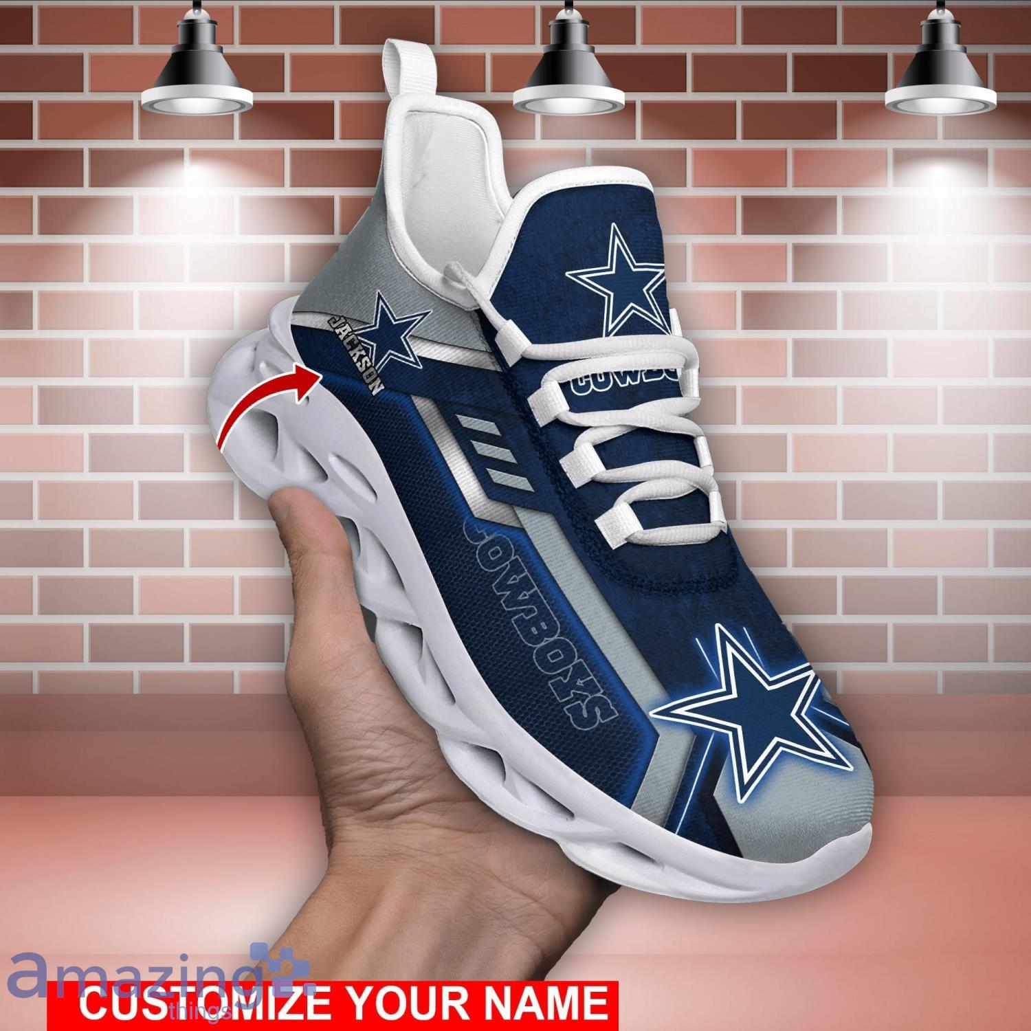 NFL Dallas Cowboys Blue Color Max Soul Shoes