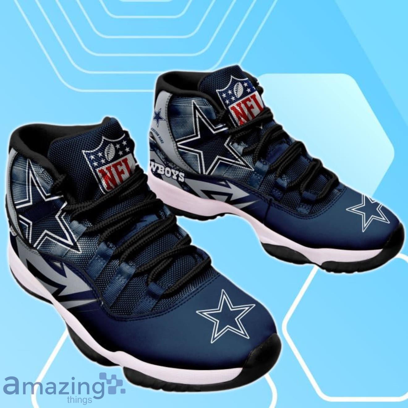 NFL Dallas Cowboy Special Limited Edition Air Jordan Hightop Shoes Custom  Name