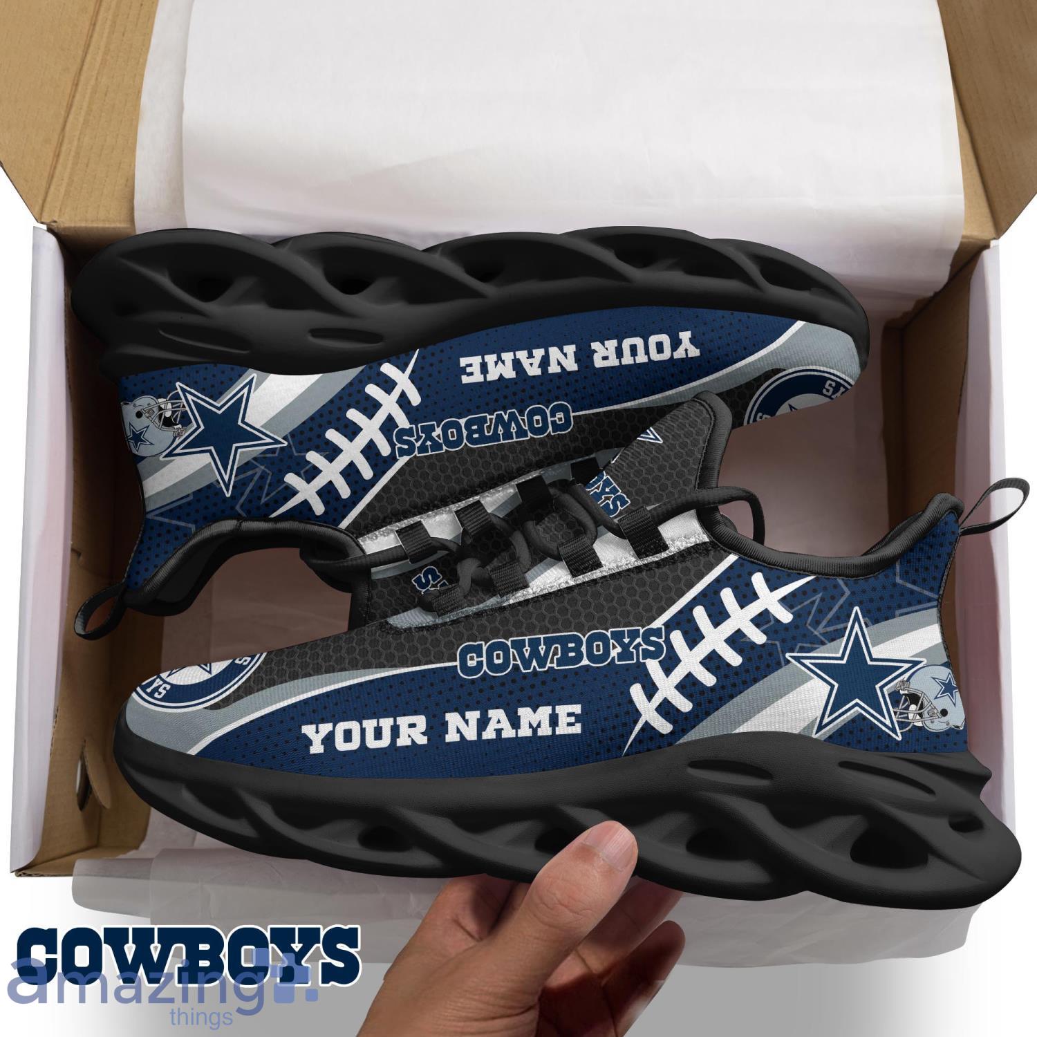 Dallas Cowboys NFL Sneakers Custom Name Ultra Max Soul Shoes For Fans image Dallas Cowboys NFL Sneakers Custom Name Ultra Max Soul Shoes For Fans Product Photo 2