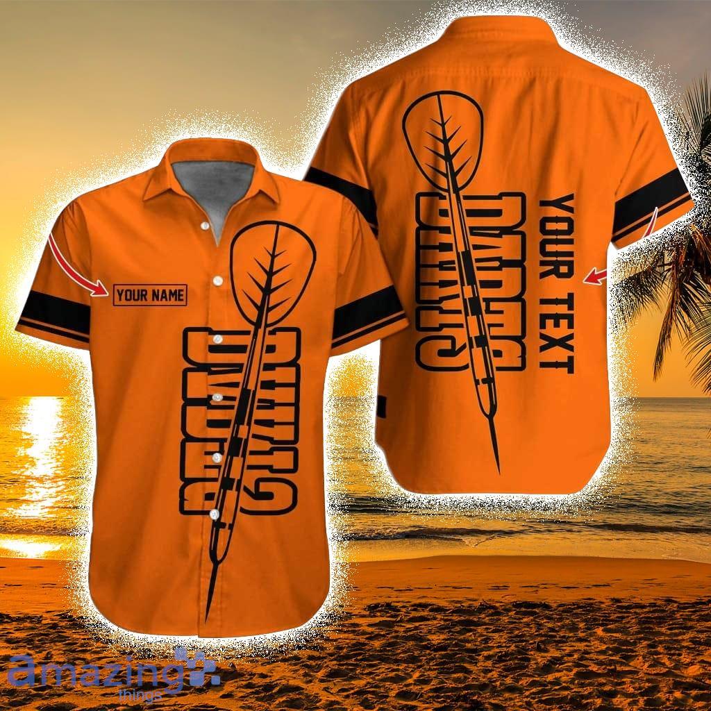Darts Pattern Personalized Name And Text Hawaiian Shirt For Men And Women, Darts Lover Product Photo 1