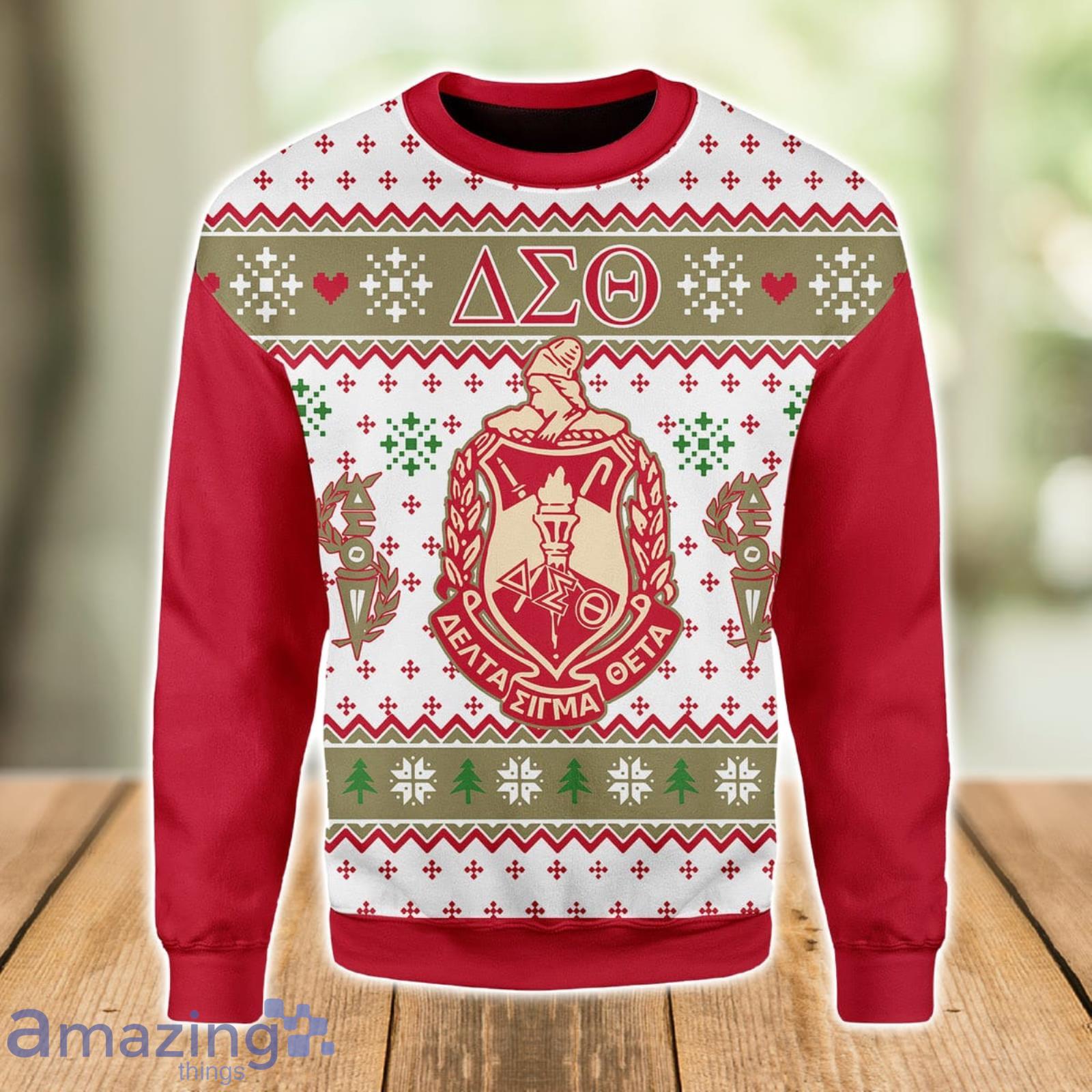 Delta Sigma Theta Ugly Christmas Sweater Xmas Gift Men And Women Christmas Sweater Product Photo 1