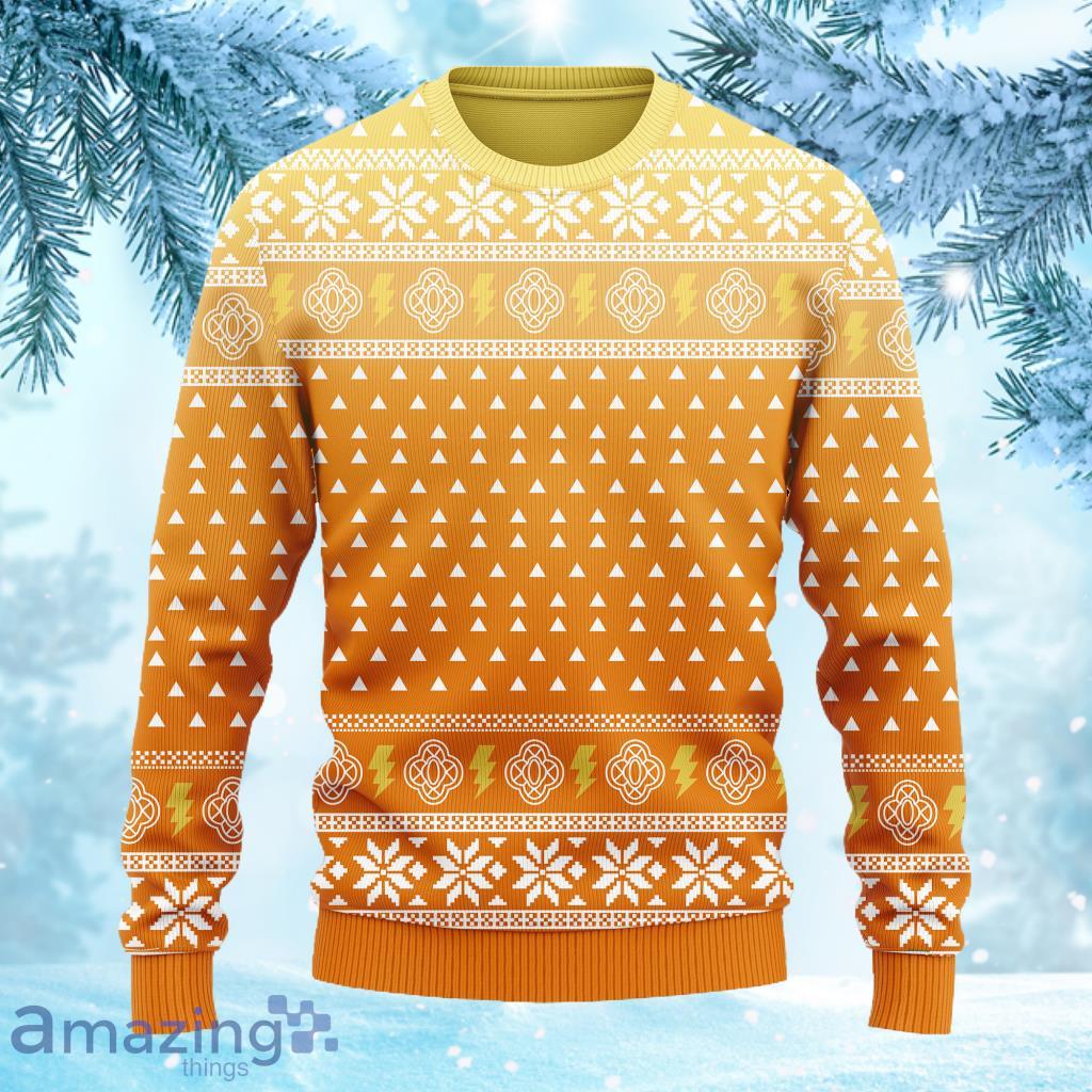 Demon Slayer Zenitsu Ugly Christmas Sweater 3D Gift For Men And Women Anime Xmas Gift Product Photo 1 Demon Slayer Zenitsu Ugly Christmas Sweater 3D Gift For Men And Women Anime Xmas Gift Product Photo 1
