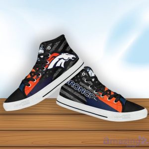 Denver Broncos High Top Shoes Casual Sneakers For Fans Product Photo 4