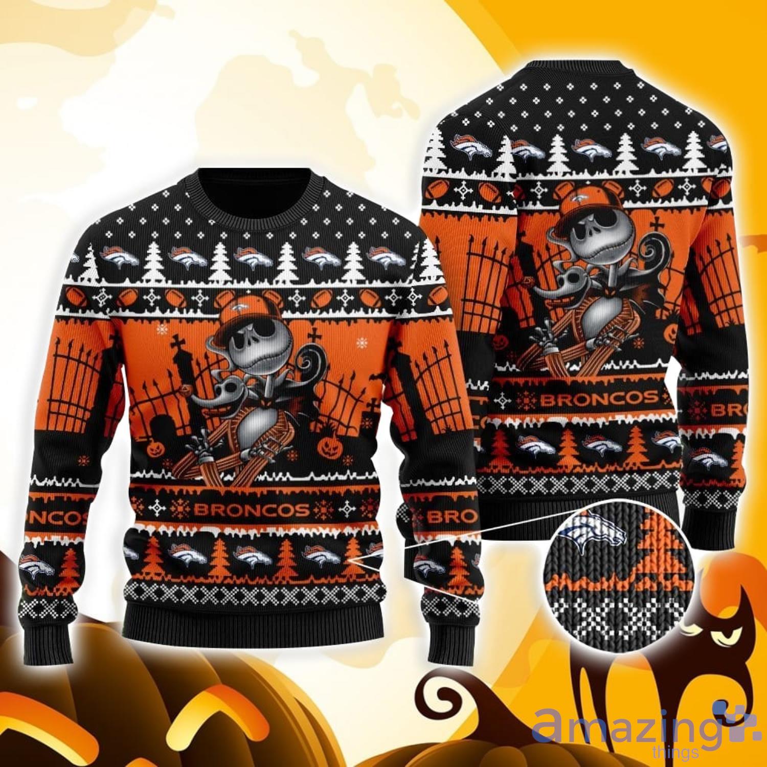 Denver Broncos Ugly Christmas Sweater Unique Broncos Gifts - Personalized  Gifts: Family, Sports, Occasions, Trending