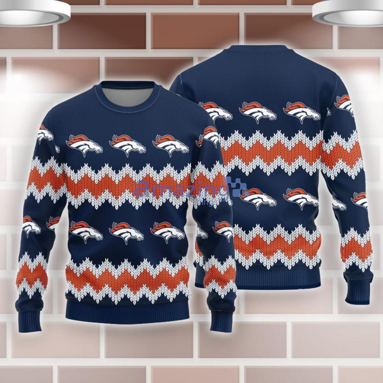 Custom Ugly Sweater Broncos Unique Denver Broncos Gifts - Personalized  Gifts: Family, Sports, Occasions, Trending