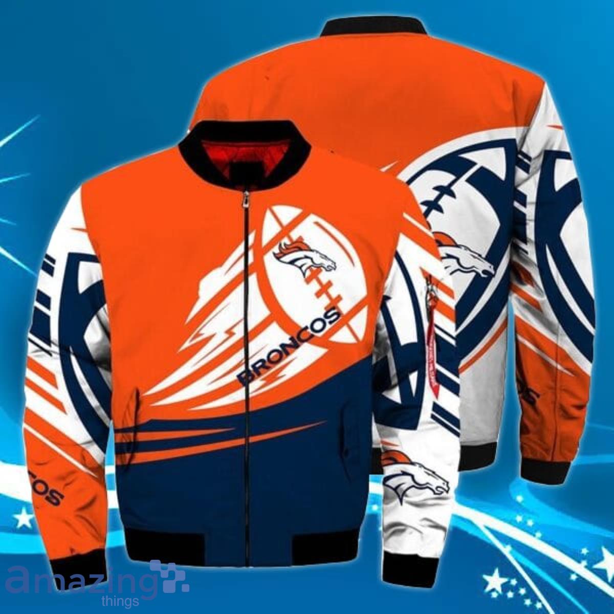 Denver Broncos NFL Bomber Jacket Style Gift