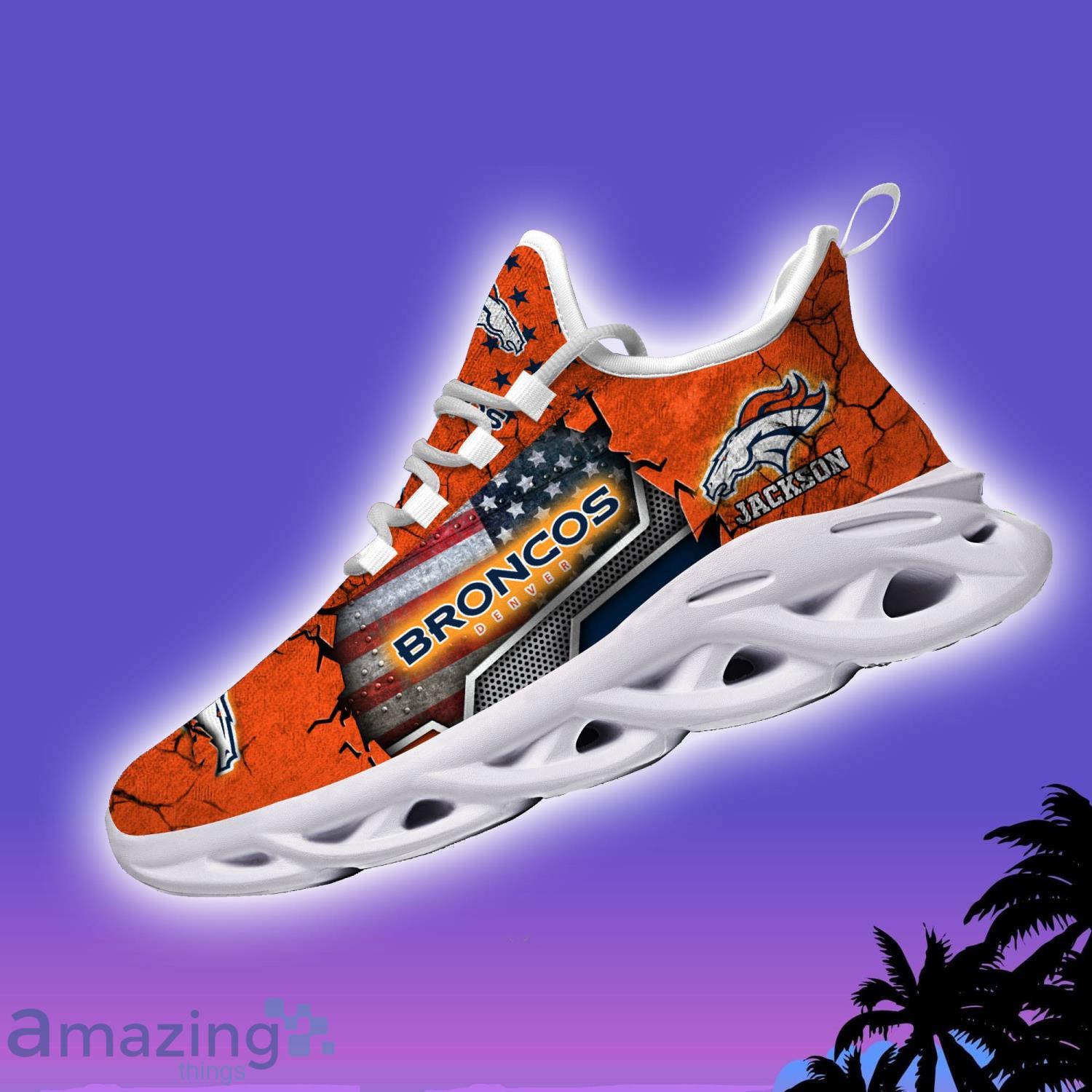 Denver Broncos NFL New Clunky Sneakers Max Soul Shoes For Men And Women -  Banantees