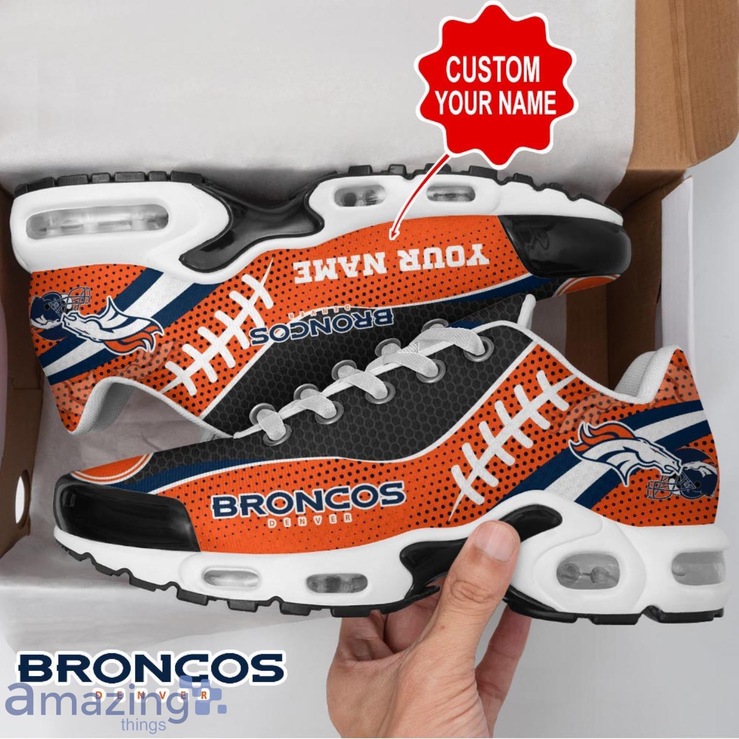 Denver Broncos NFL Sneakers Custom Name Ultra Air Cushion Sport Shoes For Fans Product Photo 1