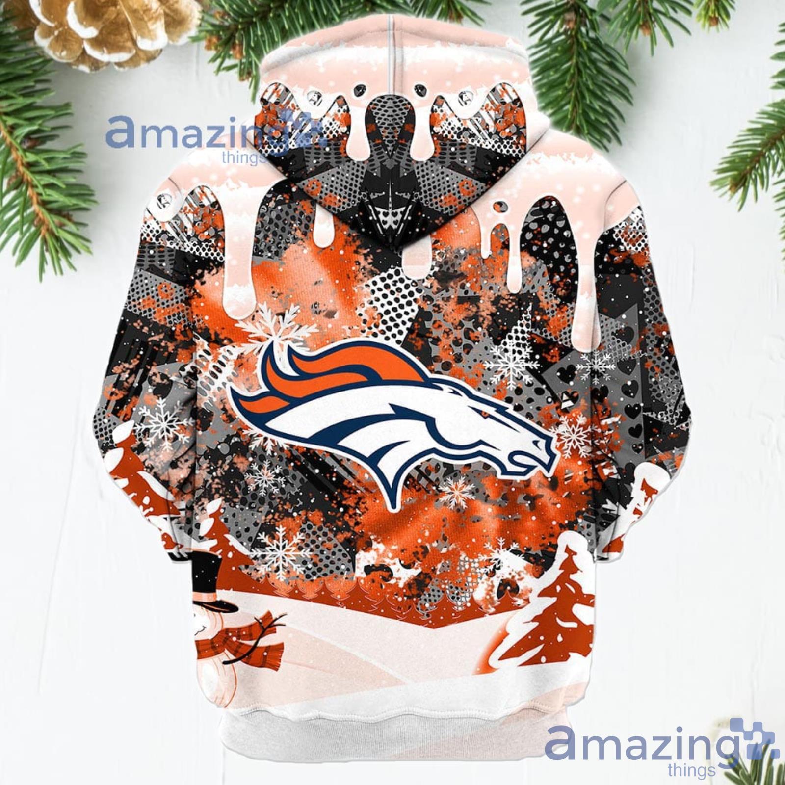 Denver Broncos NFL American Football Team Cardigan Style 3D Men