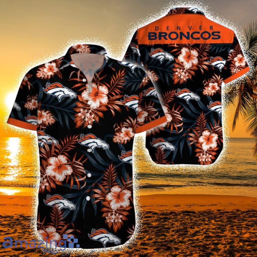 Denver Broncos Sport Hawaiian Shirt NFL Teams Black Gift For Men And Women